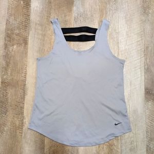Nike Gray Sleeveless Tank Top